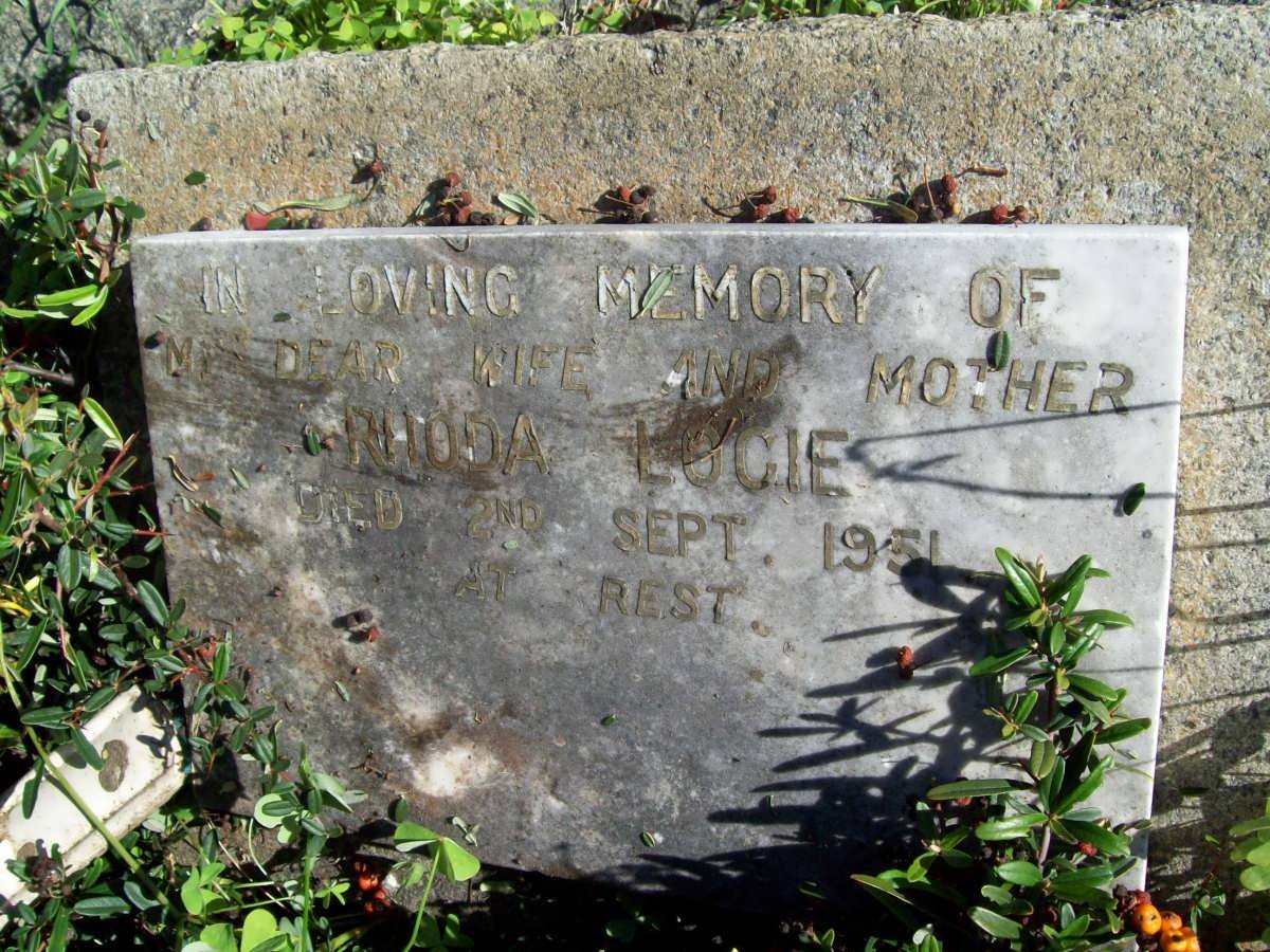 LOGIE Rhoda -1951
