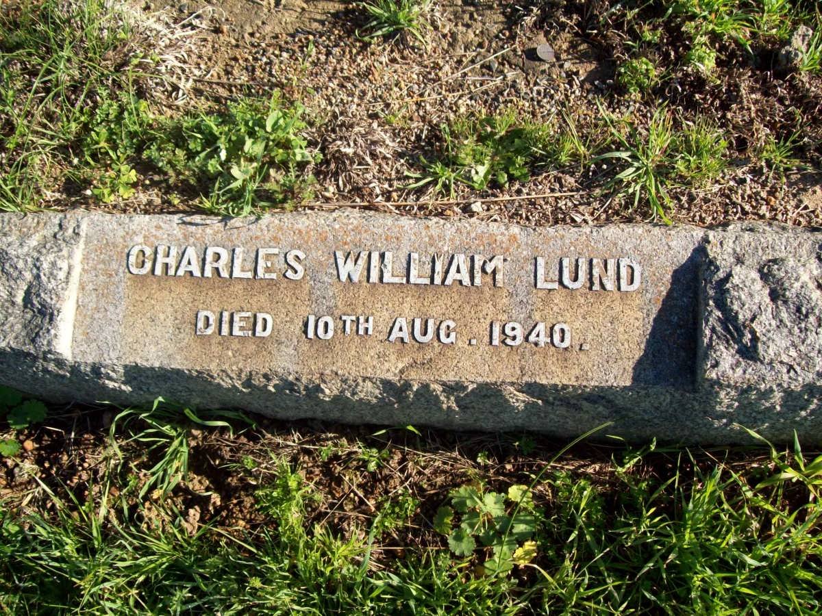 LUND Charles William -1940