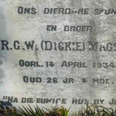 MAGSON R.G.W. -1934