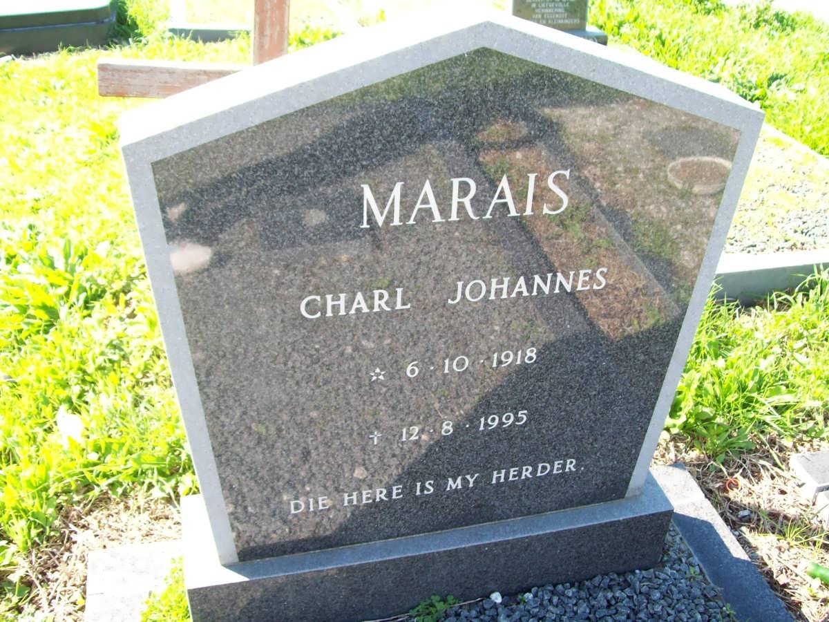 MARAIS Charl Johannes 1918-1995