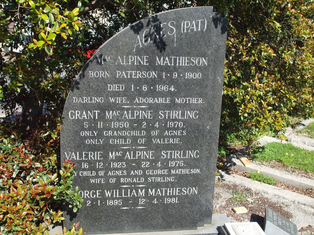 MATHIESON :: PATERSON :: STIRLING