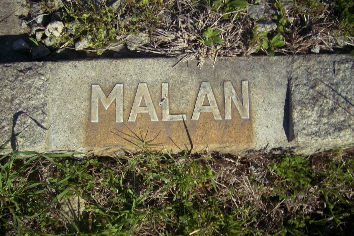 MALAN David Melius 1887-1942 &amp; Maria Susanna KRETZEN 1892-1940