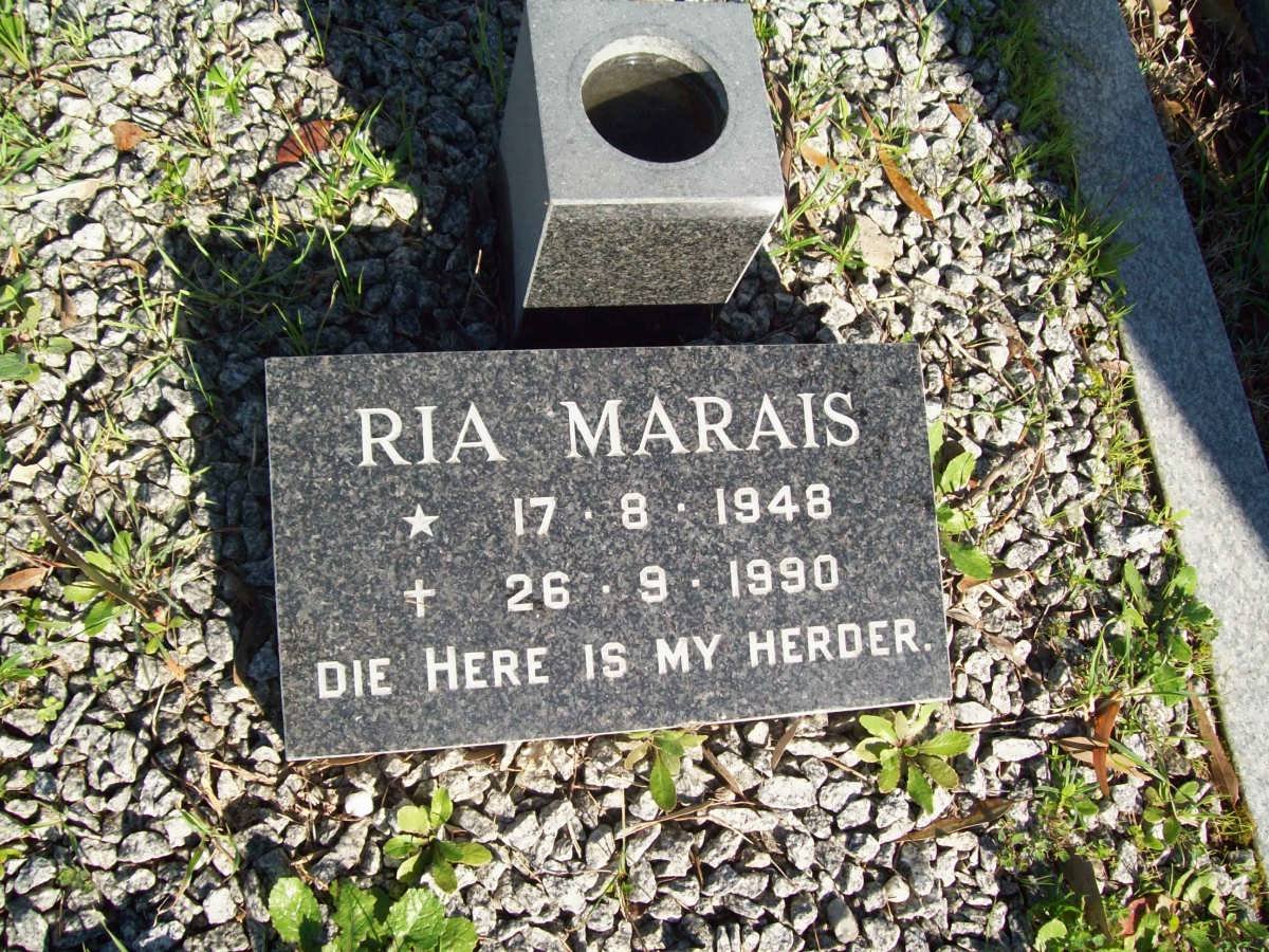 MARAIS Ria 1948-1990