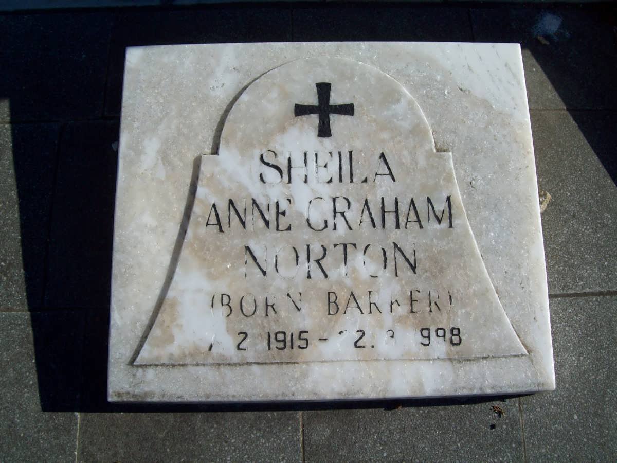 NORTON Sheila Anne Graham nee BARKER 1915-1998