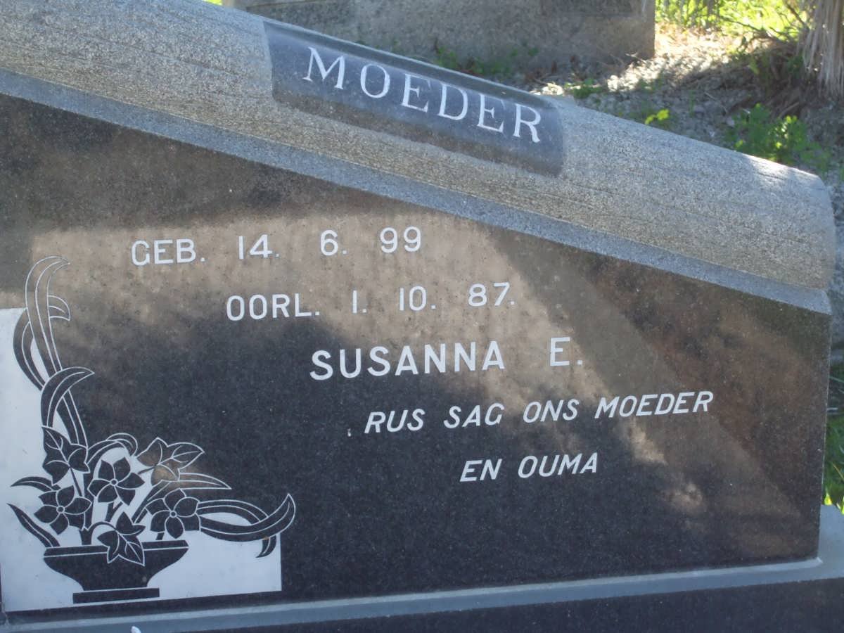 NIEMAND Susanna E. 1899-1987