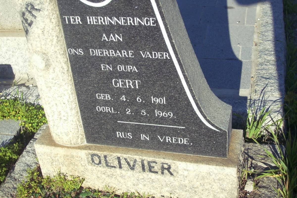 OLIVIER Gert 1901-1969