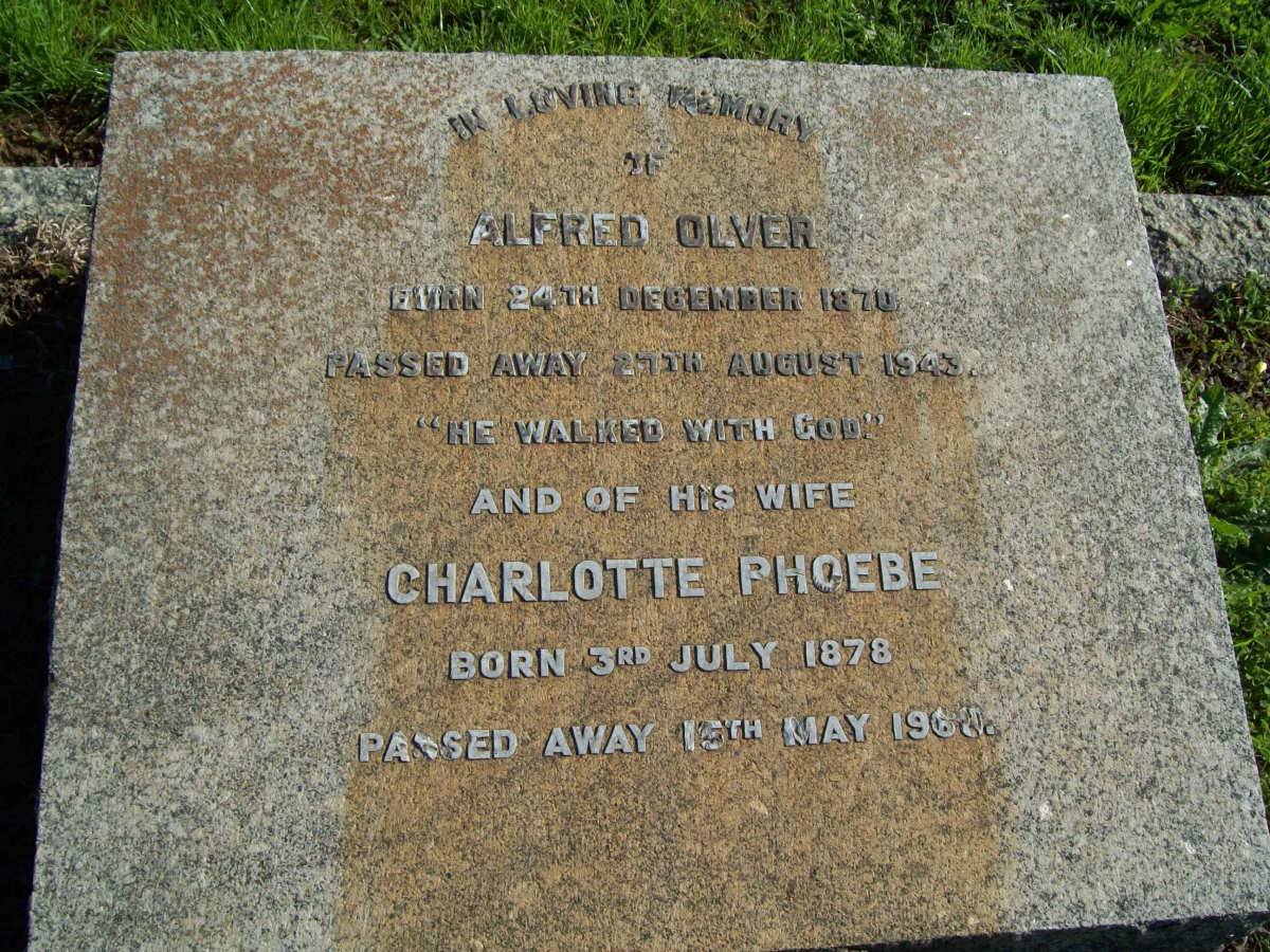 OLVER Alfred 1870-1943 &amp; Charlotte Phoebe 1878-1968