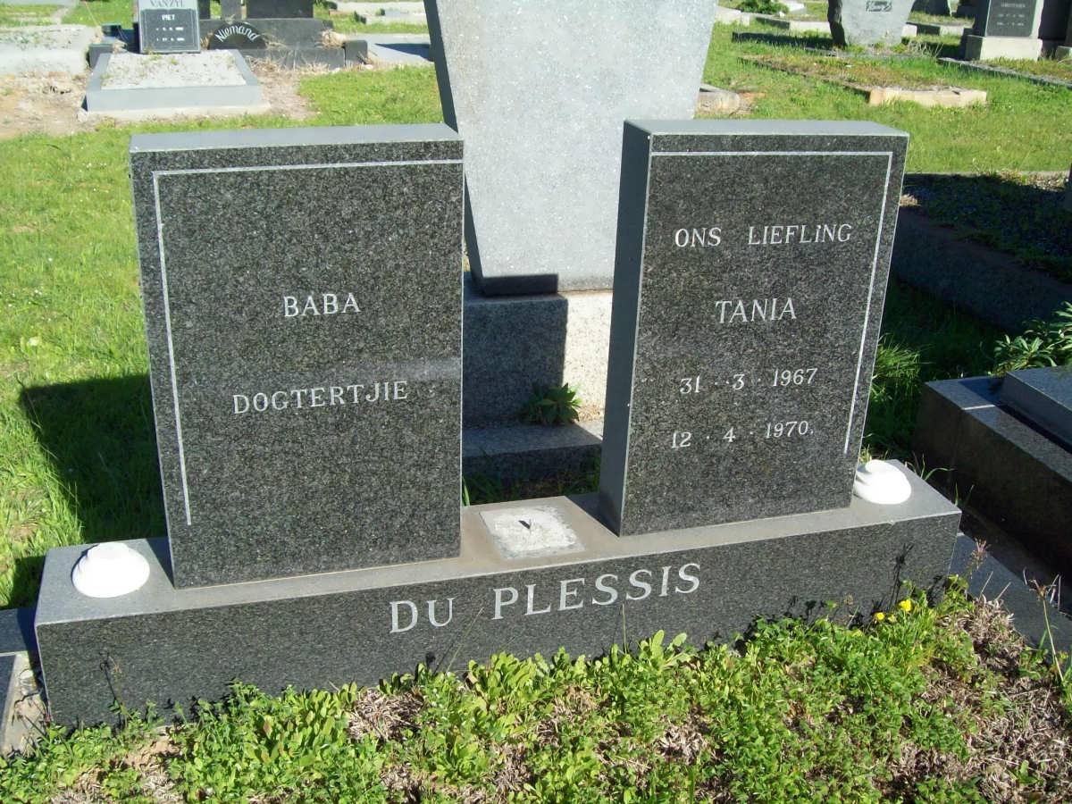 PLESSIS Tania, du 1967-1970