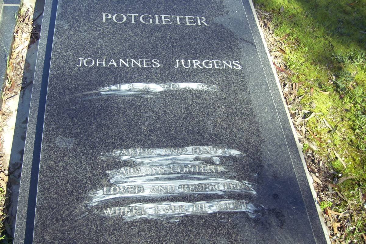 POTGIETER Johannes Jurgens