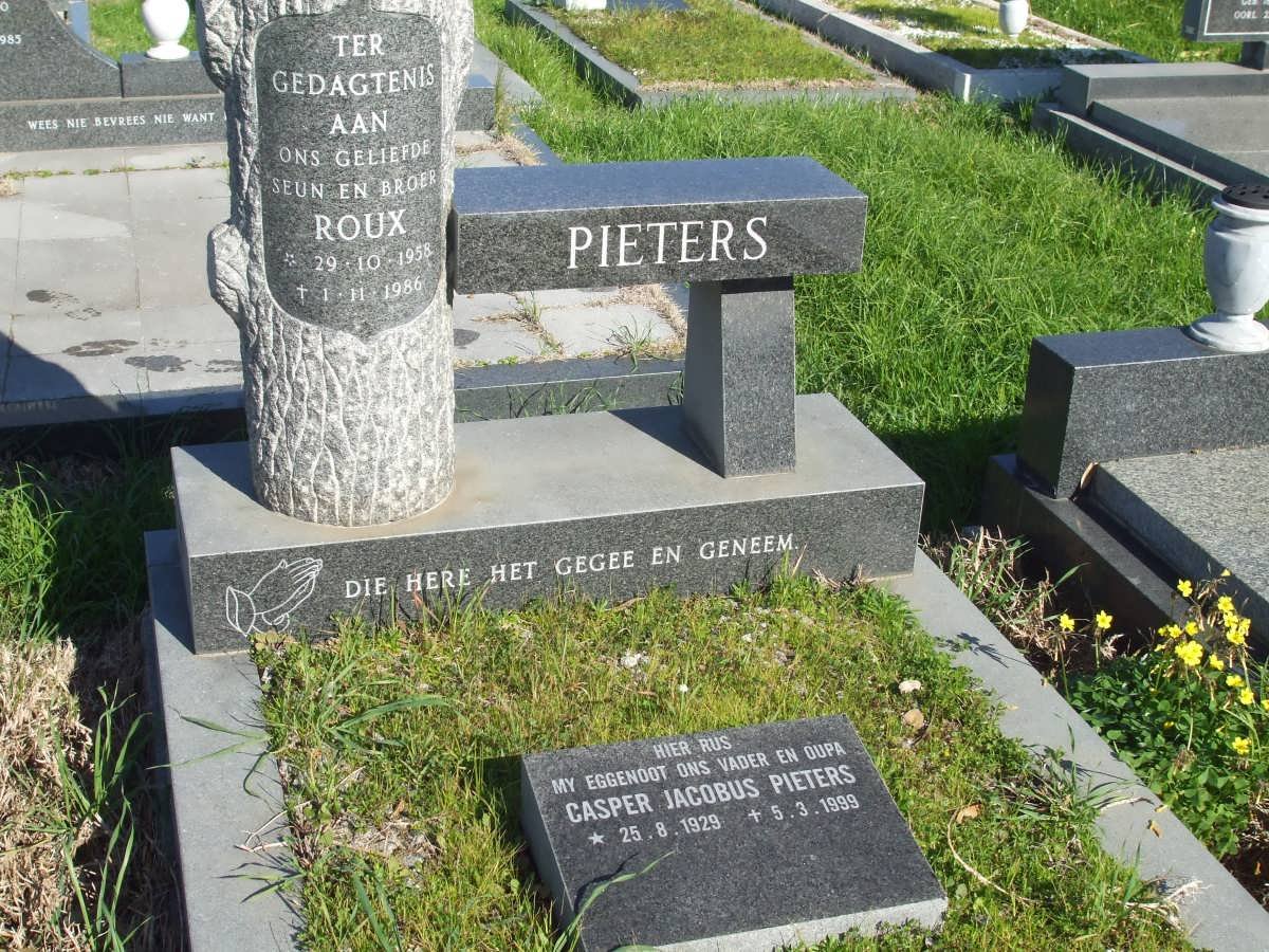 PIETERS Casper Jacobus 1929-1999 :: PIETERS Roux 1958-1986