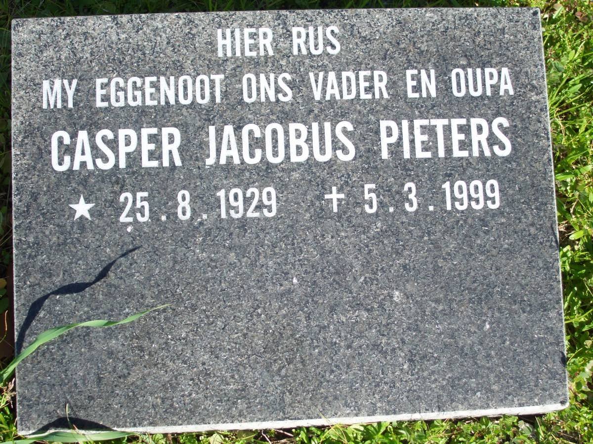 PIETERS Casper Jacobus 1929-1999