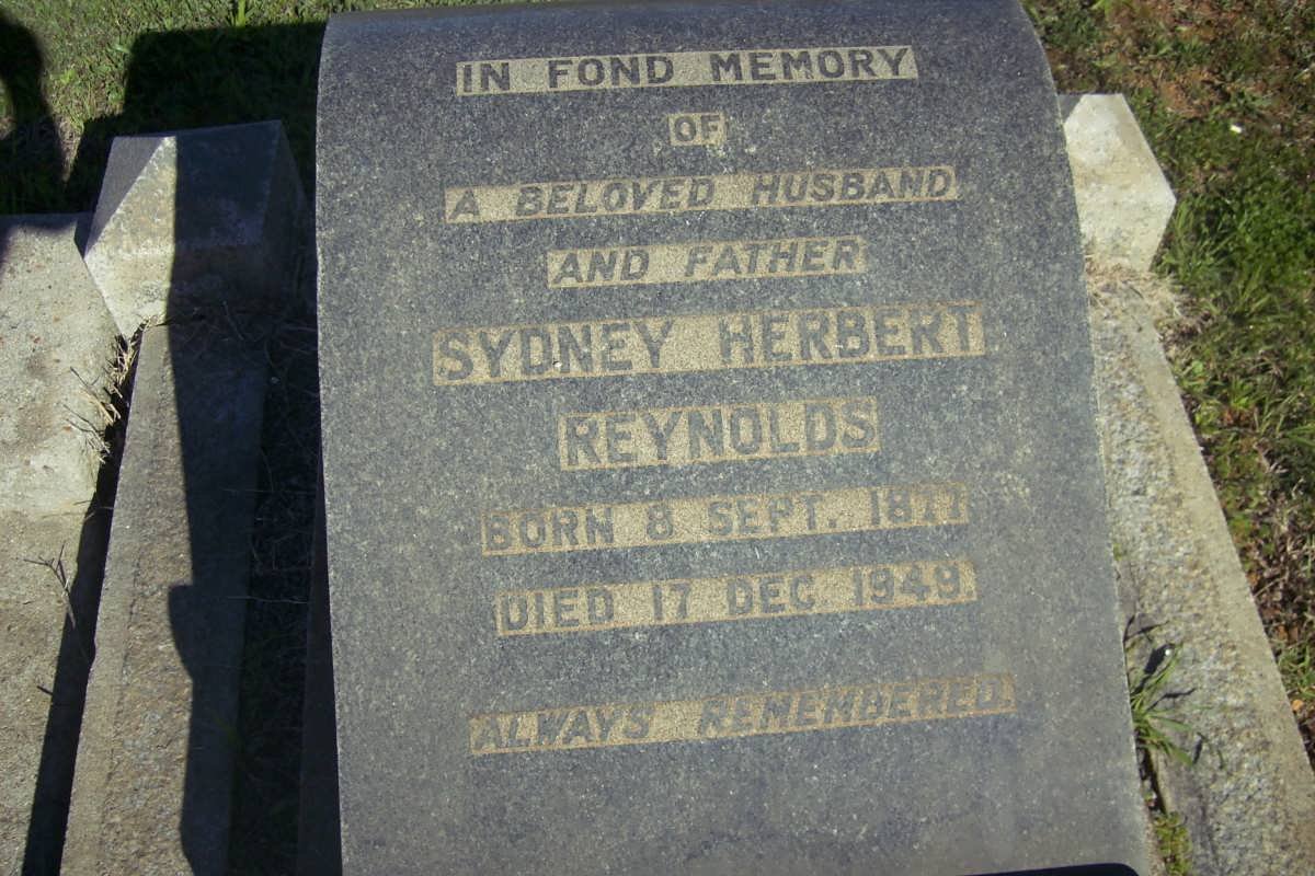 REYNOLDS Sydney Herbert 1877-1949