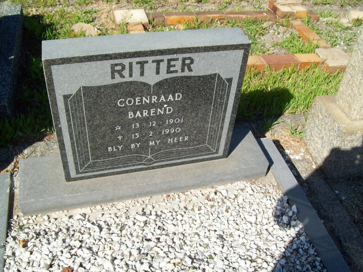 RITTER Coenraad Barend 1901-1990