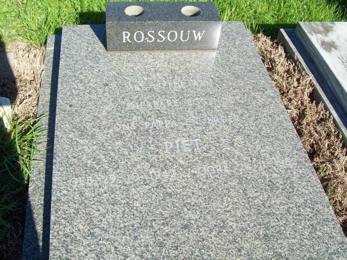 ROSSOUW Piet 1942-1983