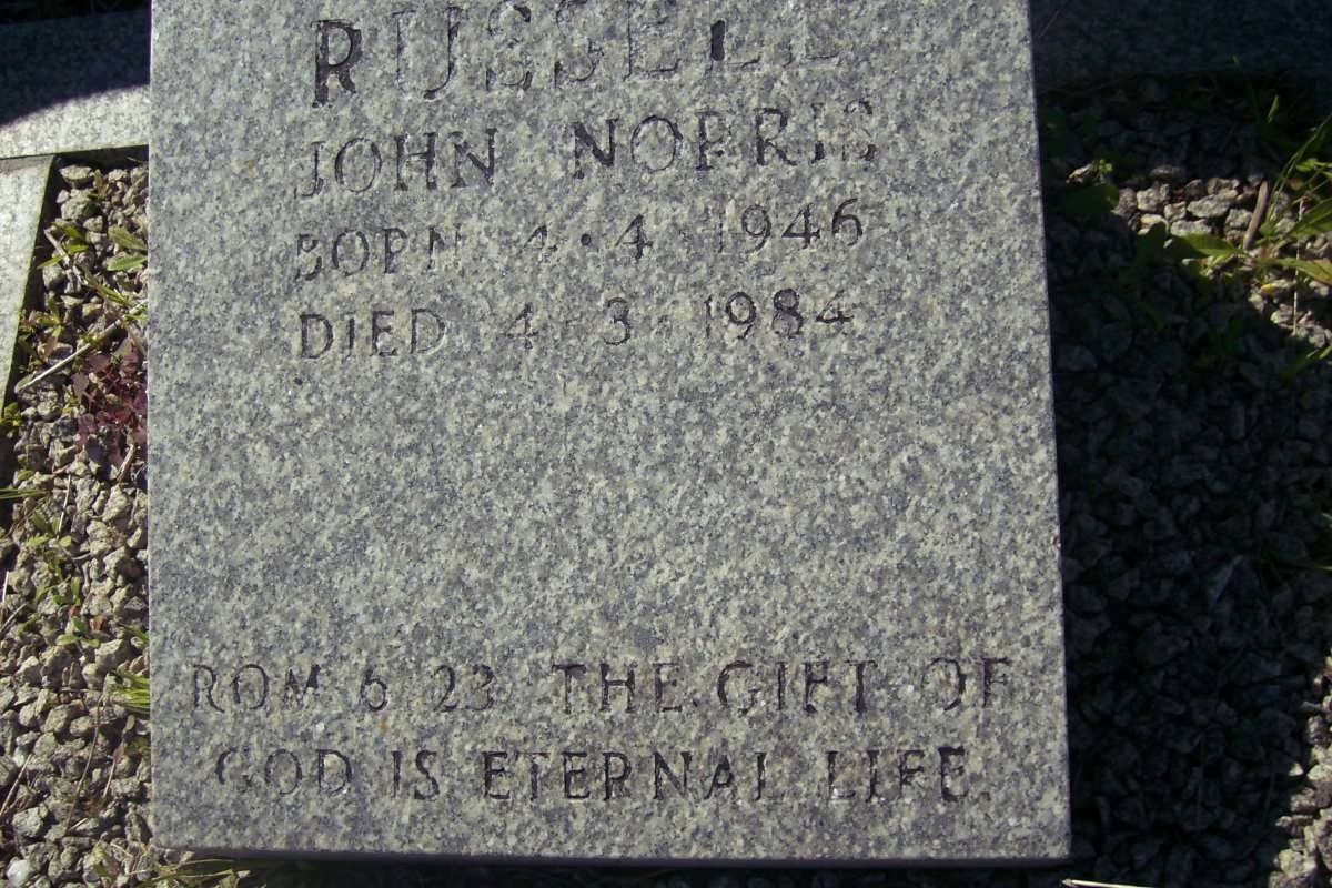 RUSSEL John Norris 1946-1984