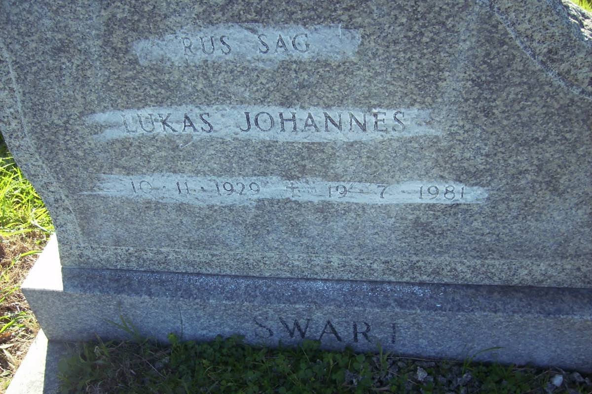SWART Lukas Johannes 1929-1981