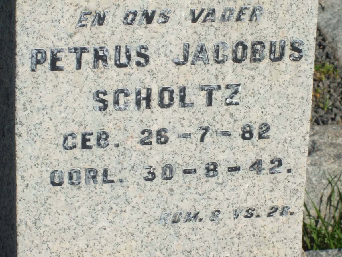 SCHOLTZ Petrus Jacobus 1882-1942