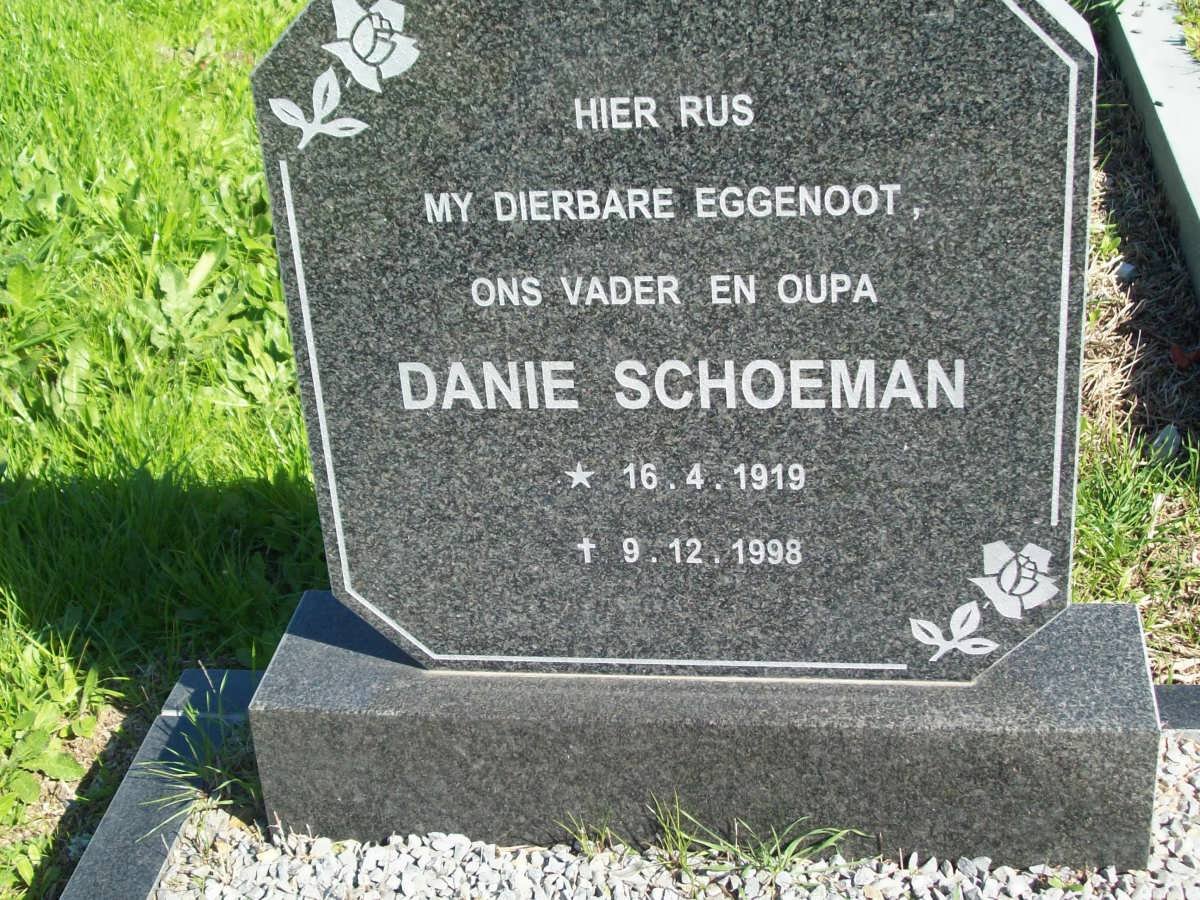 SCHOEMAN Danie 1919-1998