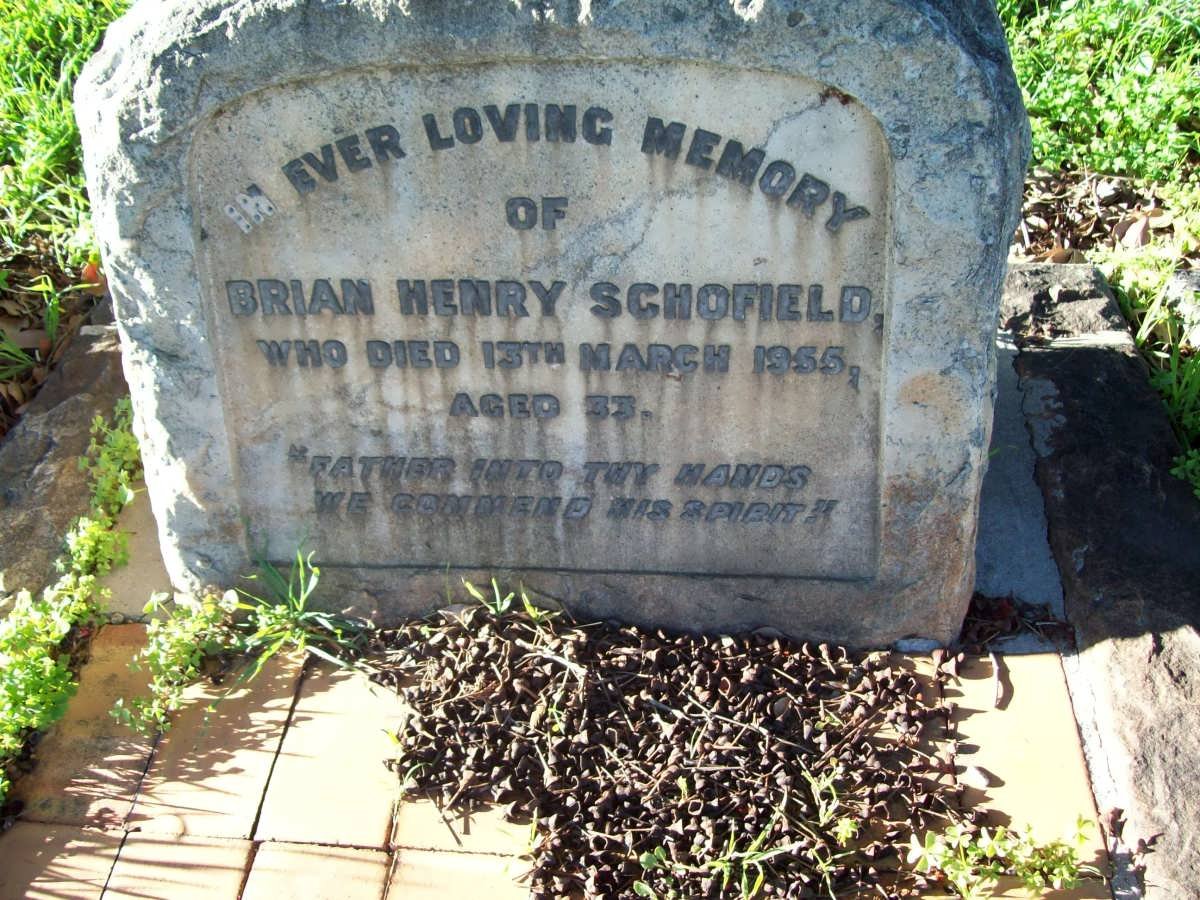 SCHOFIELD Brian Henry -1955
