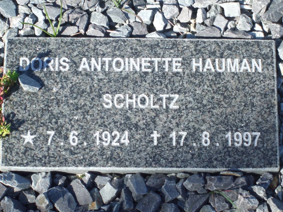 HAUMAN Doris Antoinette Hauman 1924-1997