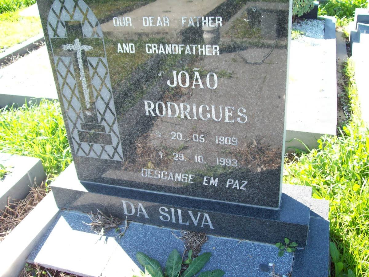 SILVA Joao Rodrigues, da 1909-1993