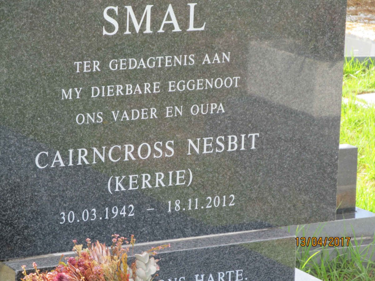 SMAL Cairncross Nesbit 1942-2012