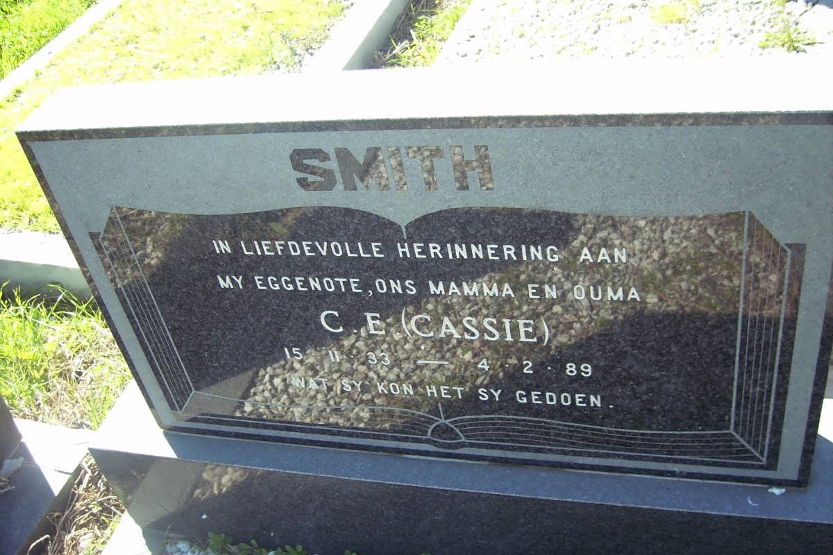 SMITH D.E. 1933-1989