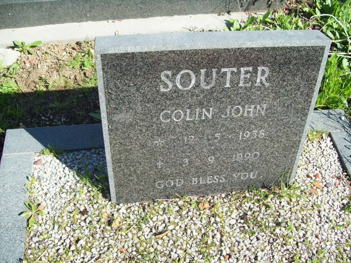 SOUTER Colin John 1958-1990