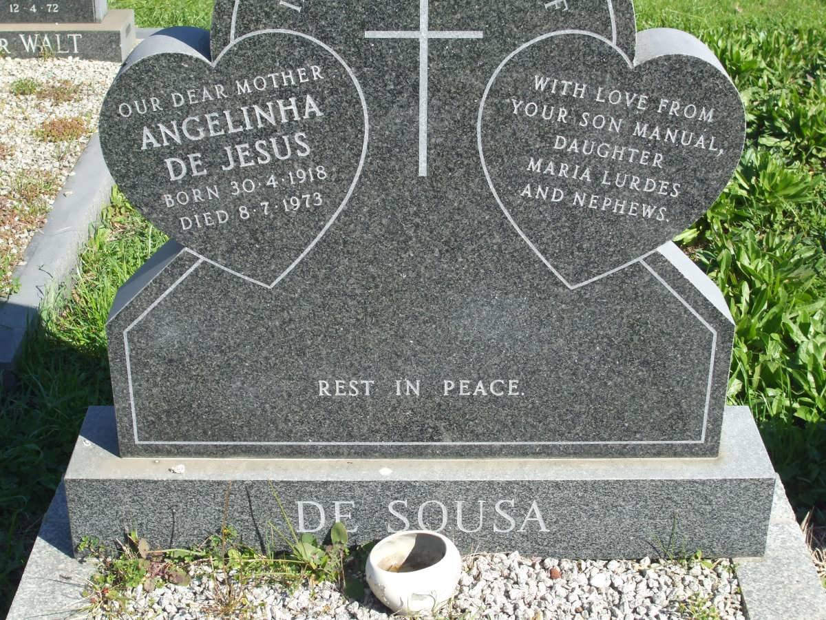 SOUSA Angelinha de Jesus, de 1918-1974