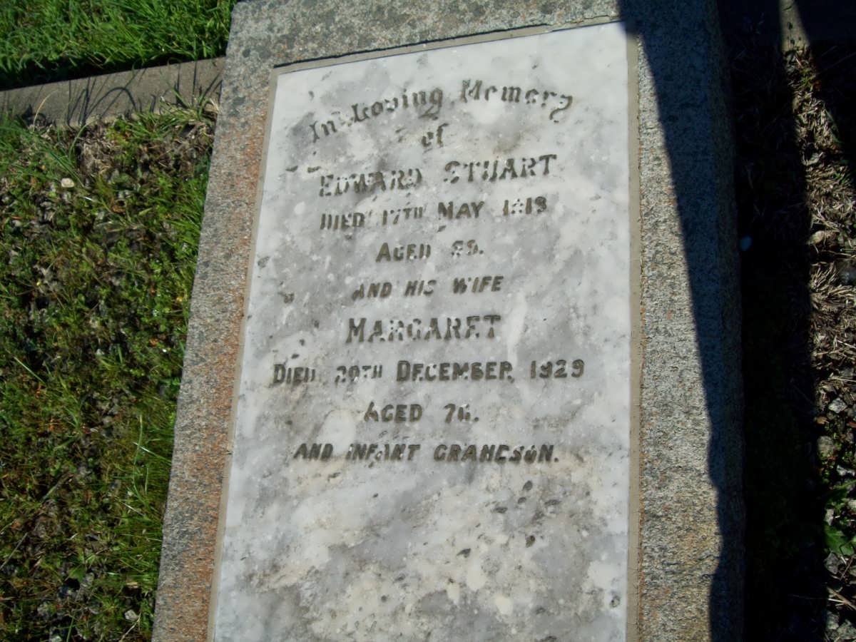 STUART Edward -1919 &amp; Margaret -1929 :: Infant Grandson