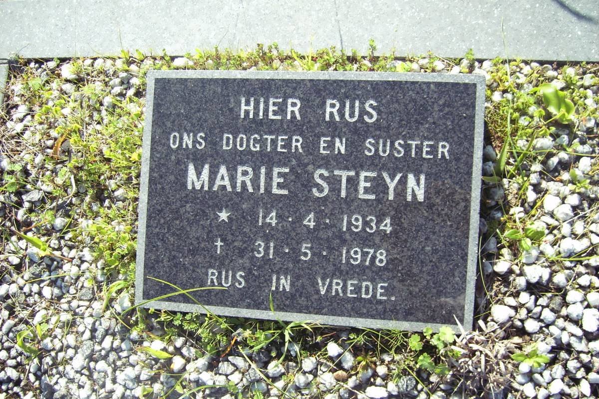 STEYN Marie 1934-1978