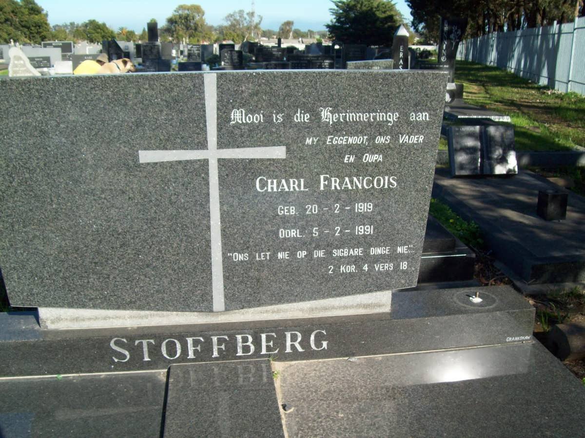 STOFFBERG Charl Francois 1919-1991