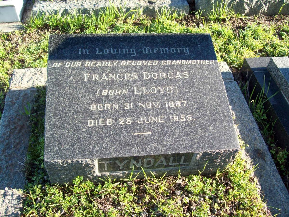 TYNDALE Frances Dorcas nee LLOYD 1867-1955