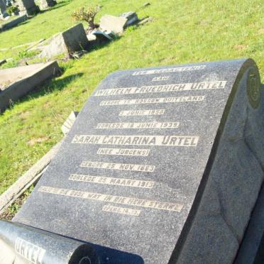 URTEL Wilhelm Freudrich 1858-1939 &amp; Sarah Catharina JURGENS 1863-1913