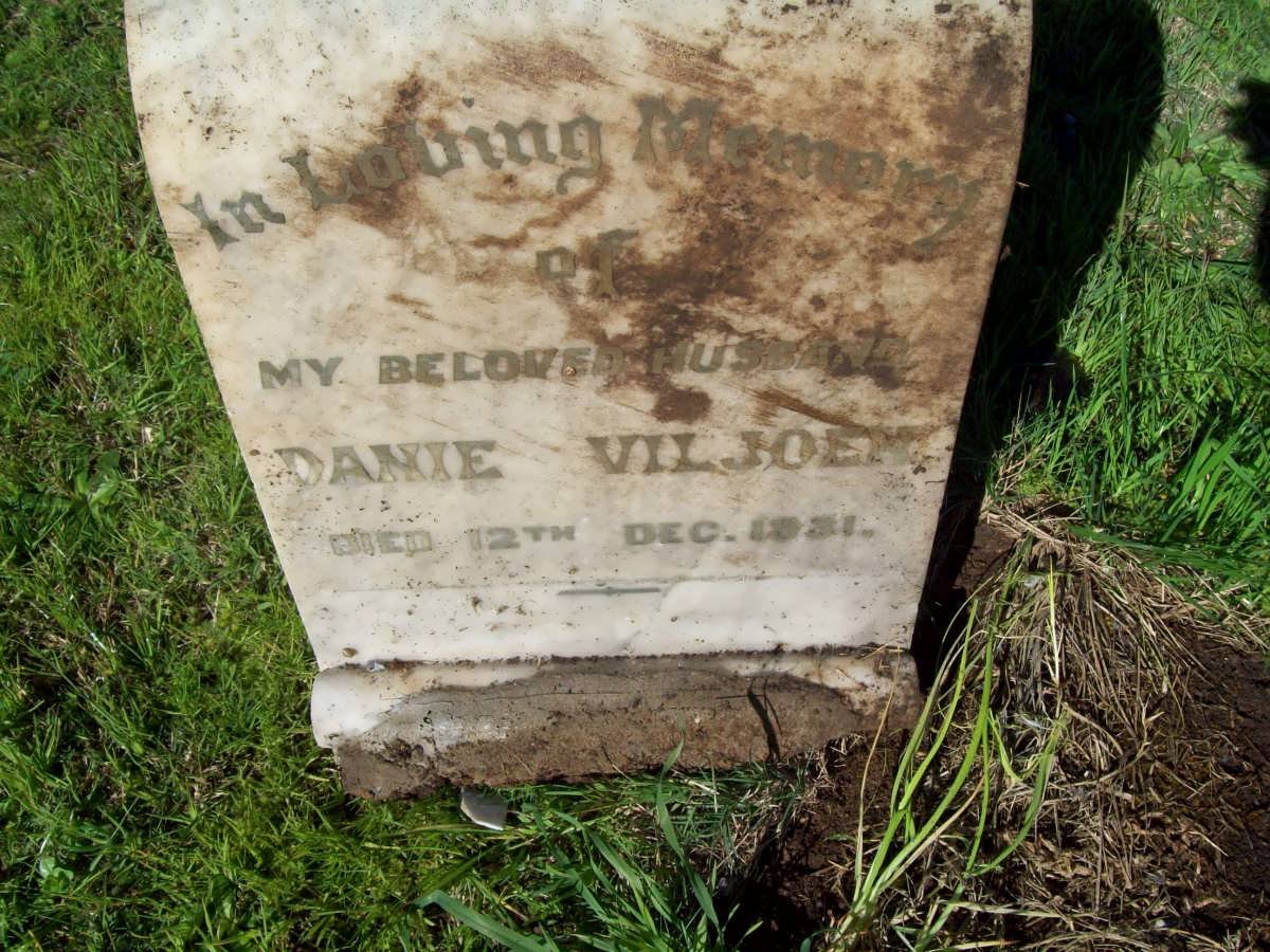VILJOEN Danie -1931