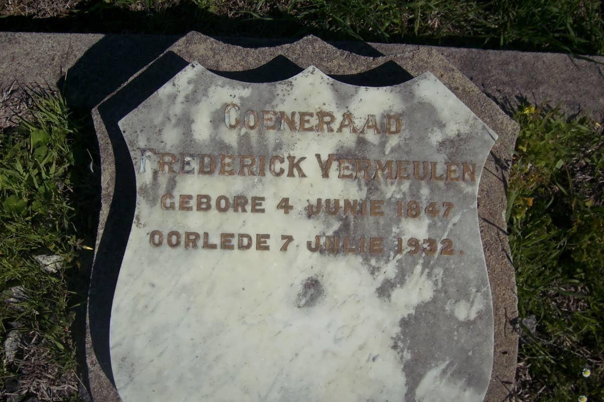 VERMEULEN Frederick 1847-1932