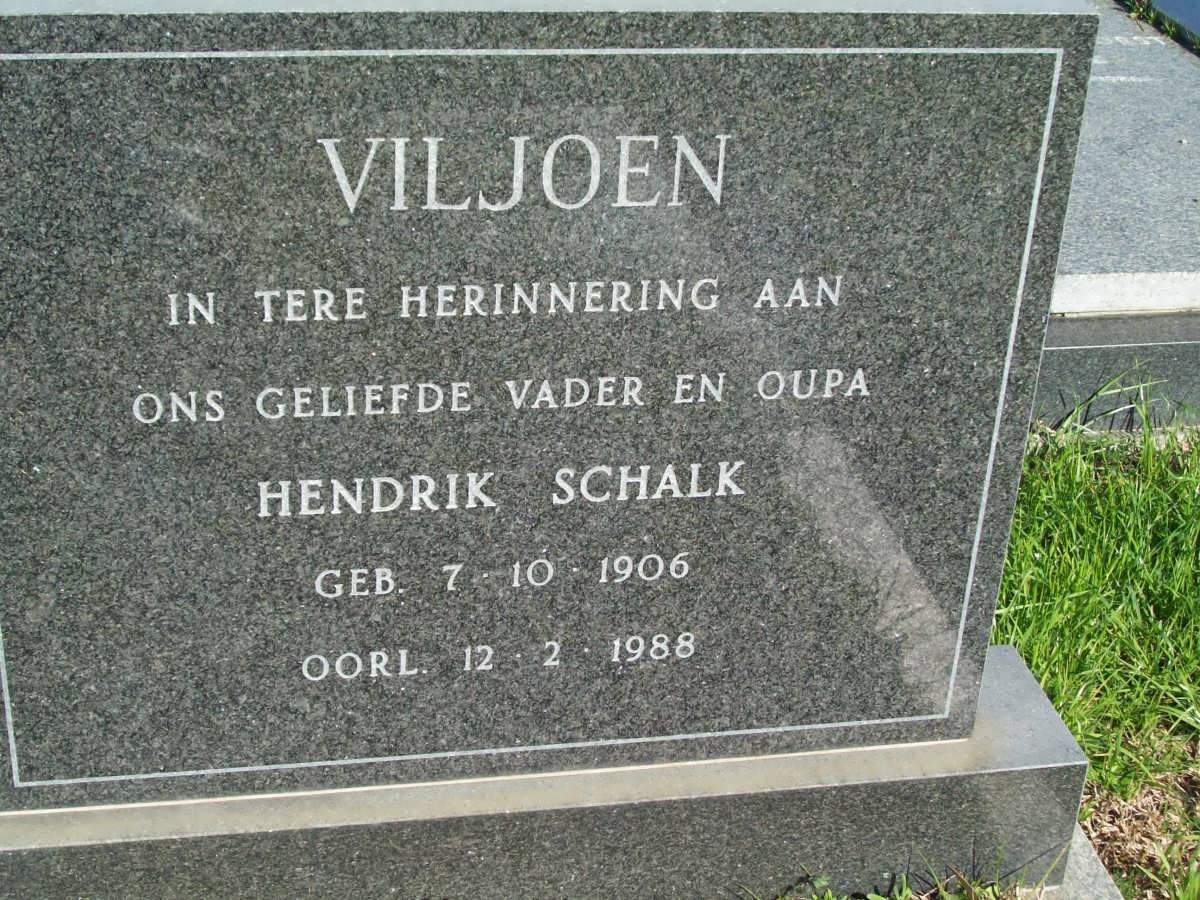 VILJOEN Hendrik Schalk 1906-1988