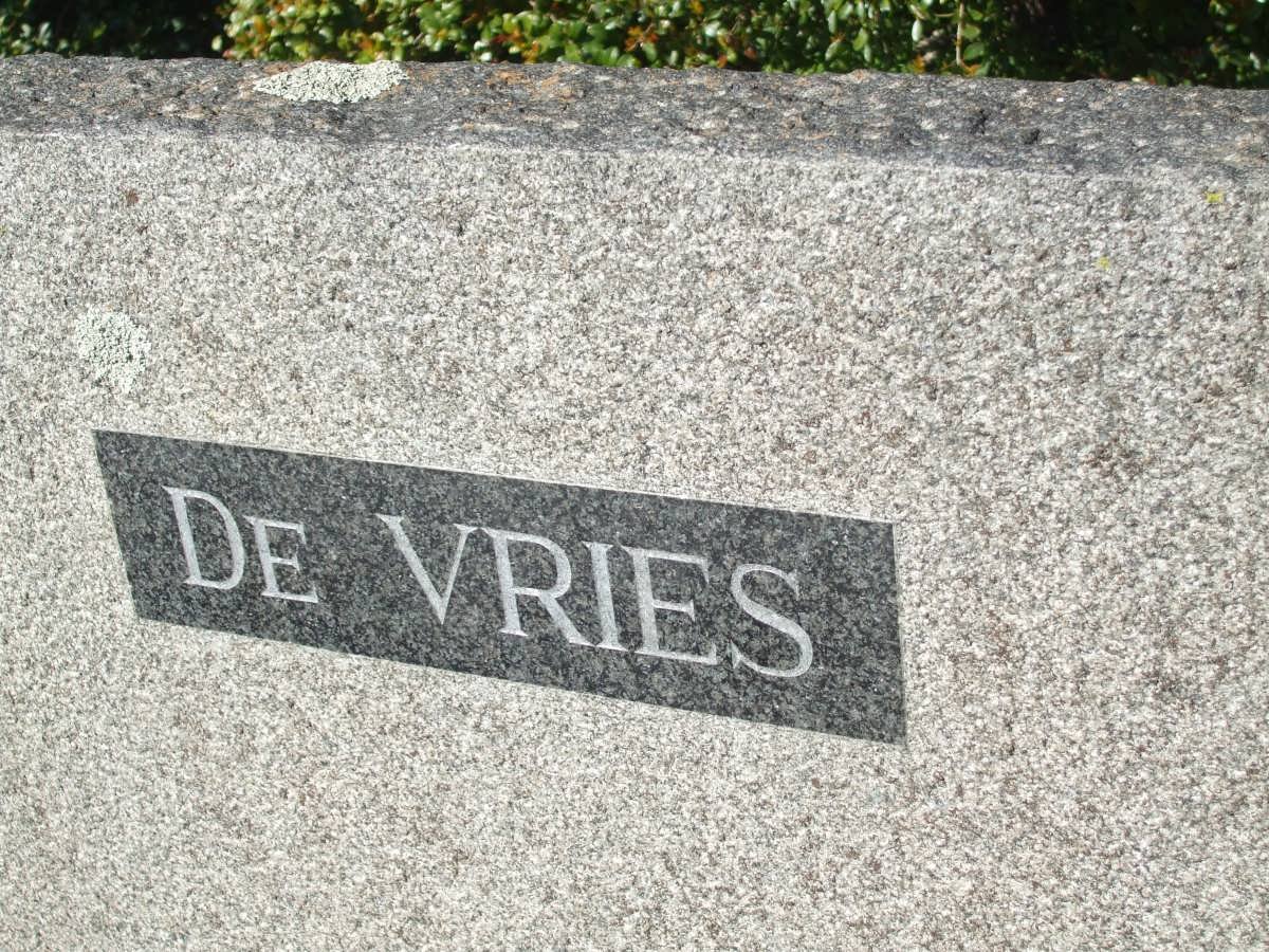 VRIES Abraham Hermanus, de 1899-1966 &amp; Elizabeth Cornelia RALL 1909-1999
