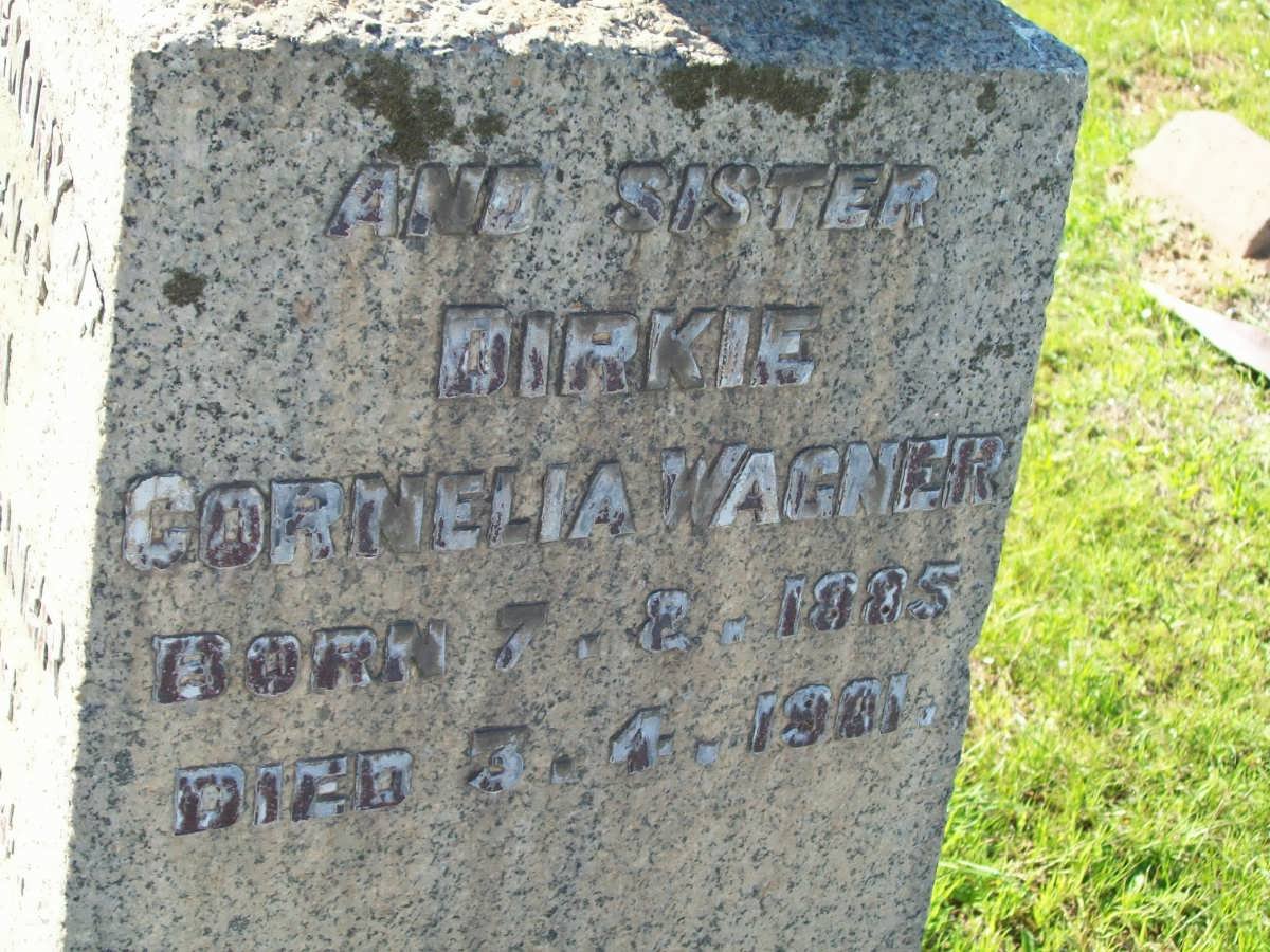 WAGNER Dirkie Cornelia 1885-1901