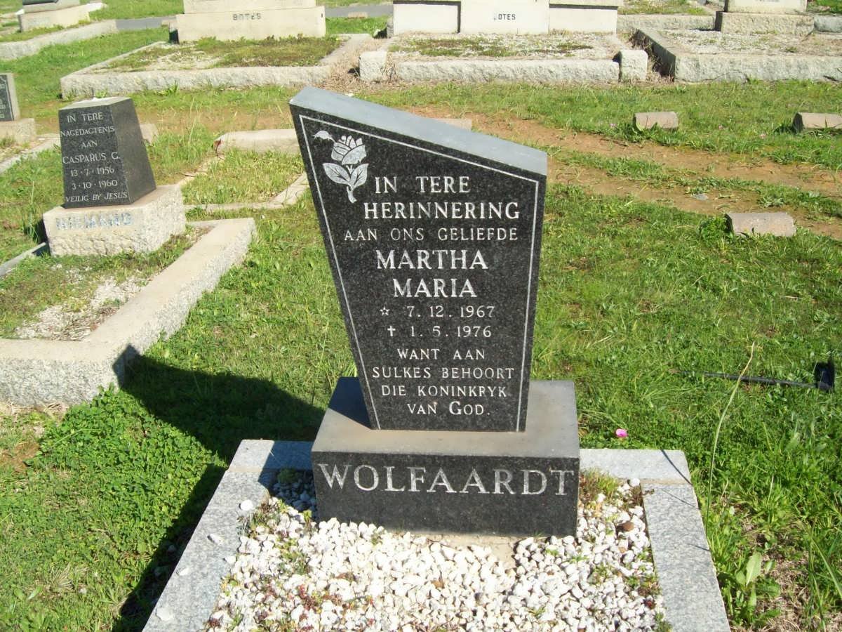 WOLFAARDT Martha Maria 1967-1976