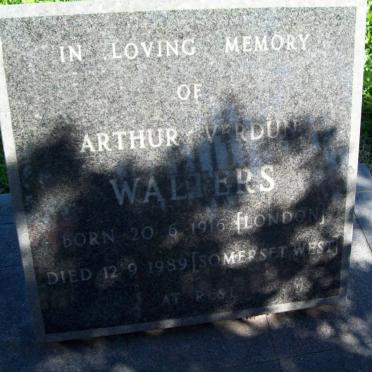 WALTERS Arthur Verdun 1916-1989