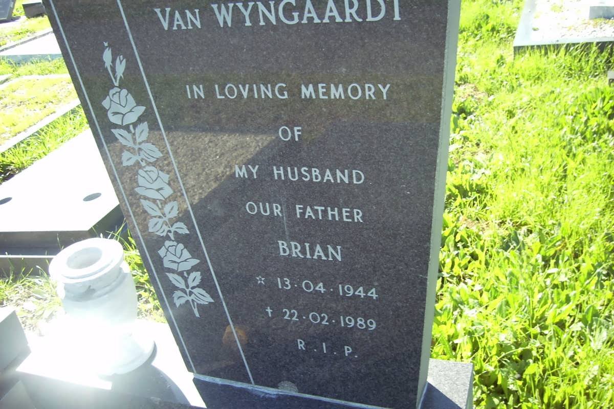 WYNGAARDT Brain, van 1944-1989