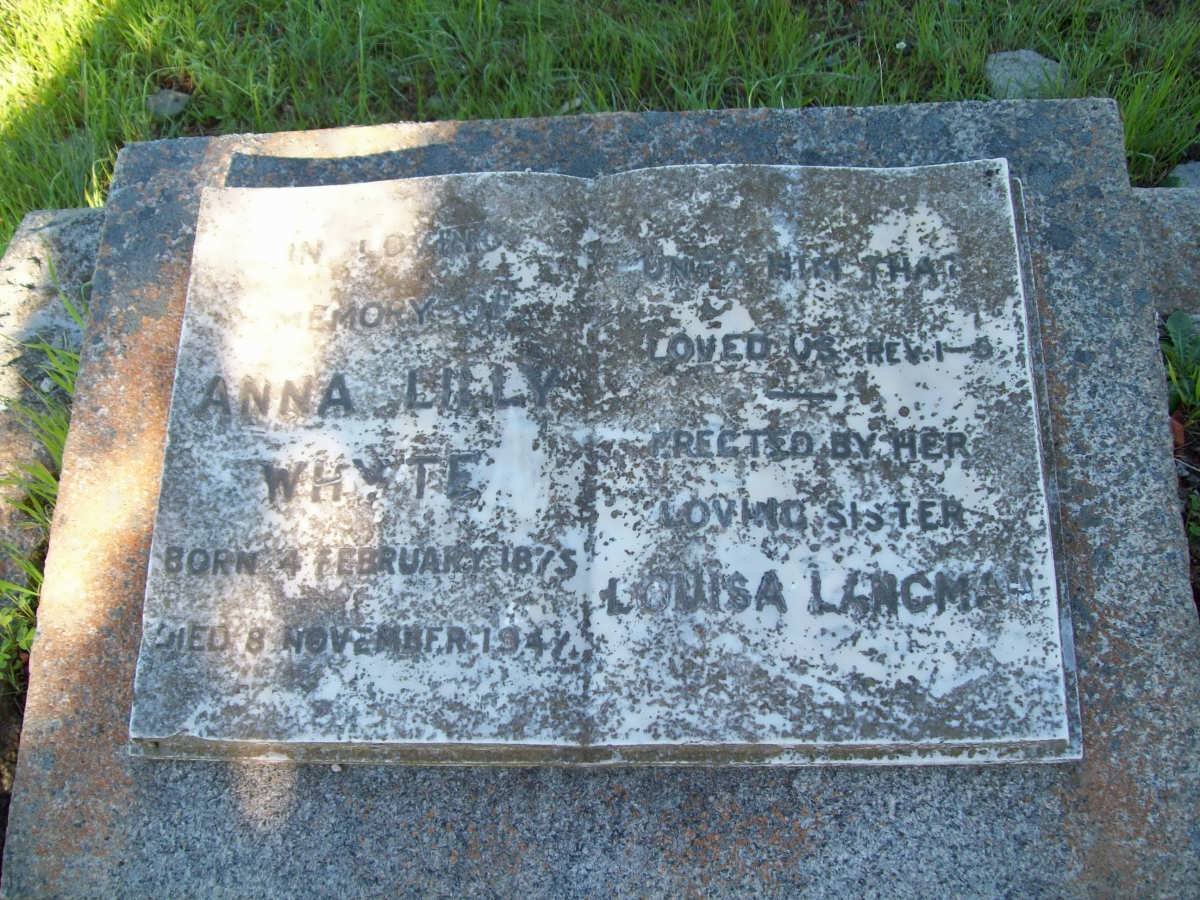 WHYTE Anna Lilly 1875-1941