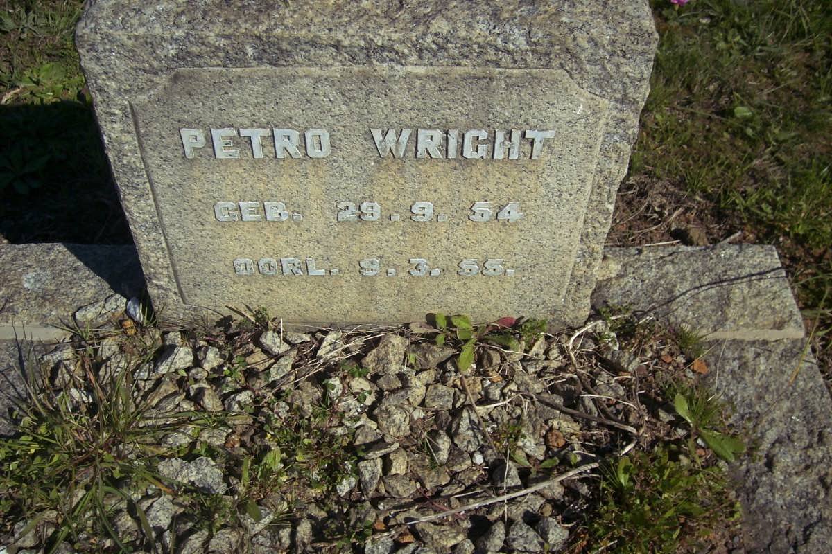 WRIGHT Petro 1954-1955