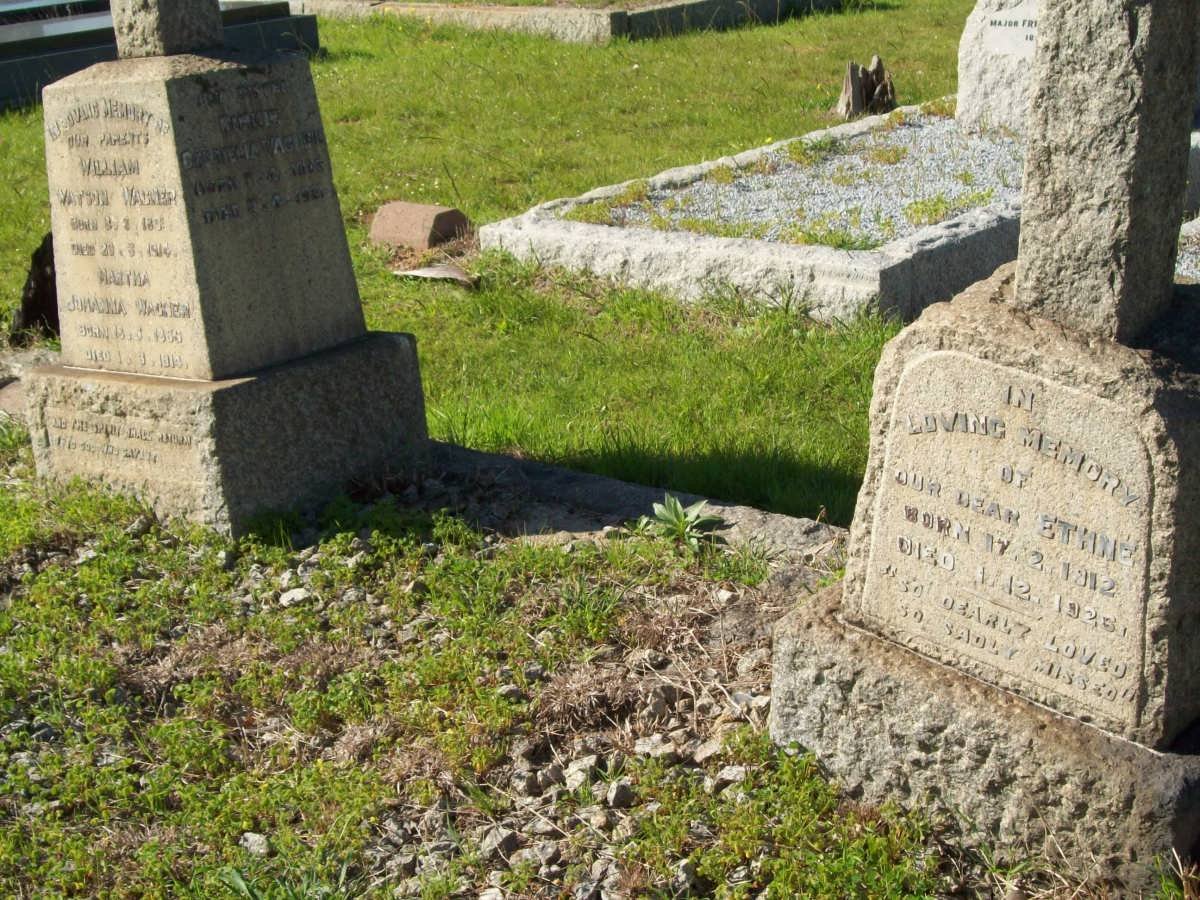 WAGNER William Watson 1854-1915 &amp; Martha Johanna 1856-1914 :: WAGNER Ethne 1885-1901