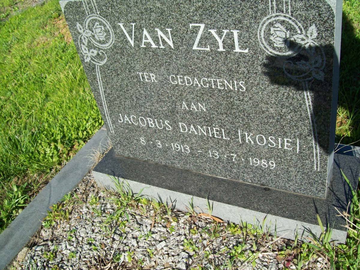 ZYL Jacobus Daniel, van 1913-1989